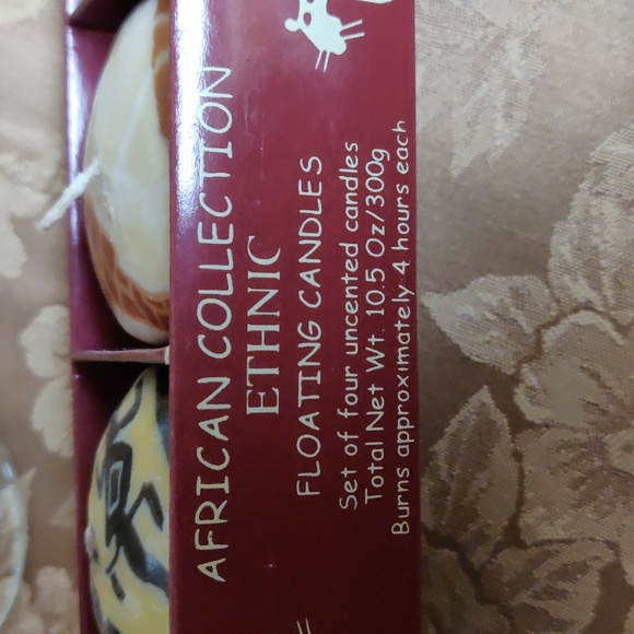 African Collection Ethnic Floating Candles - Picture 8 of 9